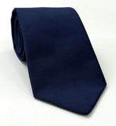 Navy Blue Mogador Solid Tie MGSOT-3